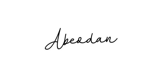 Create a beautiful signature design for name Abeodan. With this signature (BallpointsItalic-DORy9) fonts, you can make a handwritten signature for free. Abeodan signature style 11 images and pictures png