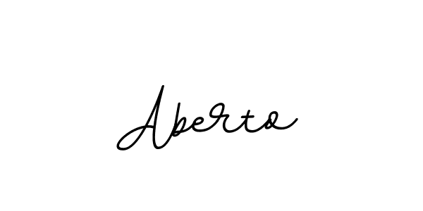 You should practise on your own different ways (BallpointsItalic-DORy9) to write your name (Aberto) in signature. don't let someone else do it for you. Aberto signature style 11 images and pictures png