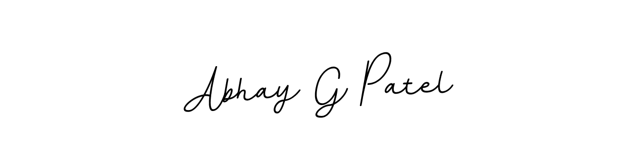 Create a beautiful signature design for name Abhay G Patel. With this signature (BallpointsItalic-DORy9) fonts, you can make a handwritten signature for free. Abhay G Patel signature style 11 images and pictures png