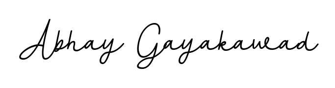 Try this chic Abhay Gayakawad handwritten sign style. Using BallpointsItalic-DORy9 font elements, it gives your name a sleek, memorable identity. Abhay Gayakawad signature style 11 images and pictures png