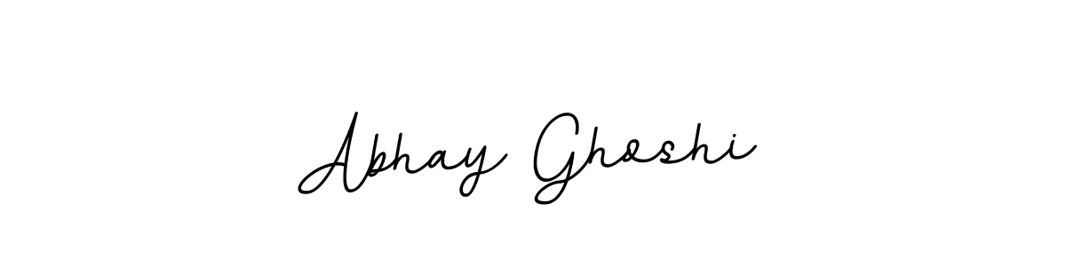 Design your own signature with our free online signature maker. With this signature software, you can create a handwritten (BallpointsItalic-DORy9) signature for name Abhay Ghoshi. Abhay Ghoshi signature style 11 images and pictures png