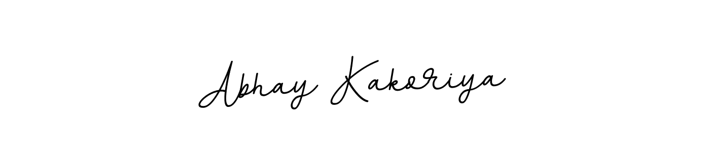 Make a beautiful signature design for name Abhay Kakoriya. With this signature (BallpointsItalic-DORy9) style, you can create a handwritten signature for free. Abhay Kakoriya signature style 11 images and pictures png