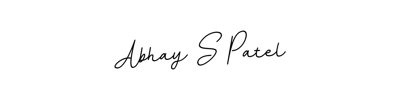 The best way (BallpointsItalic-DORy9) to make a short signature is to pick only two or three words in your name. The name Abhay S Patel include a total of six letters. For converting this name. Abhay S Patel signature style 11 images and pictures png