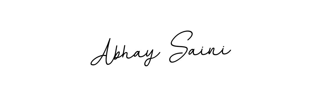 You should practise on your own different ways (BallpointsItalic-DORy9) to write your name (Abhay Saini) in signature. don't let someone else do it for you. Abhay Saini signature style 11 images and pictures png