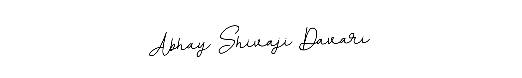 The best way (BallpointsItalic-DORy9) to make a short signature is to pick only two or three words in your name. The name Abhay Shivaji Davari include a total of six letters. For converting this name. Abhay Shivaji Davari signature style 11 images and pictures png