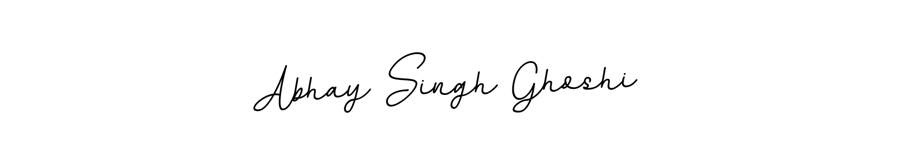 How to make Abhay Singh Ghoshi name signature. Use BallpointsItalic-DORy9 style for creating short signs online. This is the latest handwritten sign. Abhay Singh Ghoshi signature style 11 images and pictures png