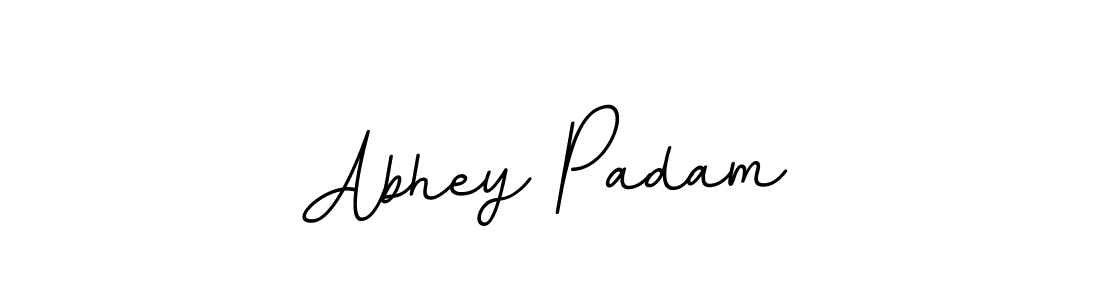 Design your own signature with our free online signature maker. With this signature software, you can create a handwritten (BallpointsItalic-DORy9) signature for name Abhey Padam. Abhey Padam signature style 11 images and pictures png