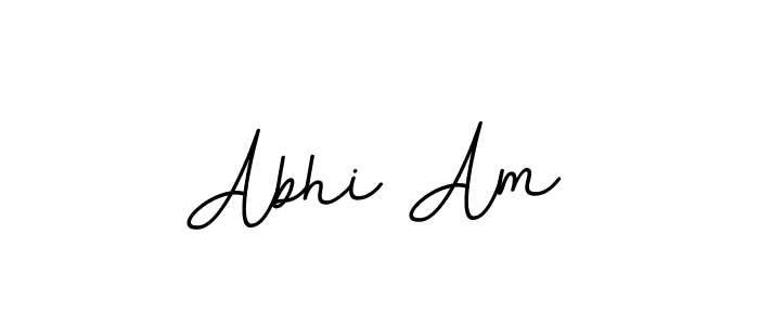 Abhi Am stylish signature style. Best Handwritten Sign (BallpointsItalic-DORy9) for my name. Handwritten Signature Collection Ideas for my name Abhi Am. Abhi Am signature style 11 images and pictures png