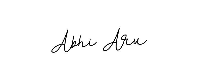 if you are searching for the best signature style for your name Abhi Aru. so please give up your signature search. here we have designed multiple signature styles  using BallpointsItalic-DORy9. Abhi Aru signature style 11 images and pictures png