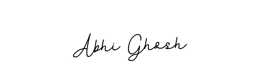 How to make Abhi Ghosh name signature. Use BallpointsItalic-DORy9 style for creating short signs online. This is the latest handwritten sign. Abhi Ghosh signature style 11 images and pictures png