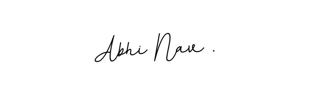 How to make Abhi Nav .  name signature. Use BallpointsItalic-DORy9 style for creating short signs online. This is the latest handwritten sign. Abhi Nav .  signature style 11 images and pictures png