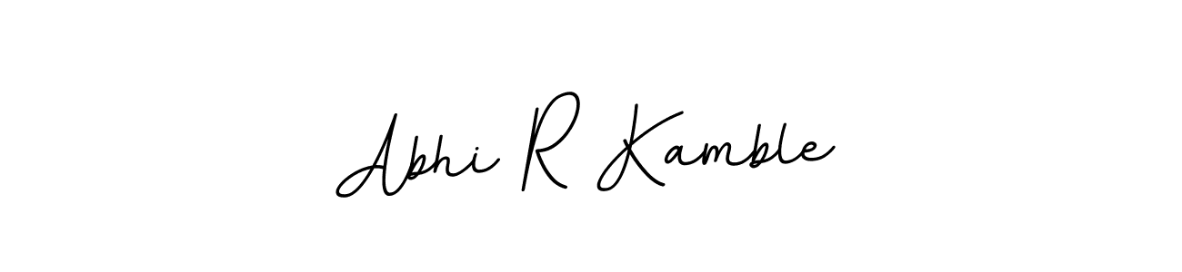 BallpointsItalic-DORy9 is a professional signature style that is perfect for those who want to add a touch of class to their signature. It is also a great choice for those who want to make their signature more unique. Get Abhi R Kamble name to fancy signature for free. Abhi R Kamble signature style 11 images and pictures png