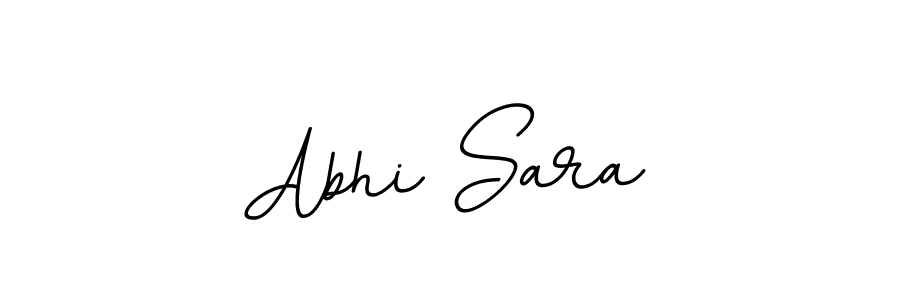 Abhi Sara stylish signature style. Best Handwritten Sign (BallpointsItalic-DORy9) for my name. Handwritten Signature Collection Ideas for my name Abhi Sara. Abhi Sara signature style 11 images and pictures png