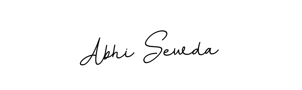 Use a signature maker to create a handwritten signature online. With this signature software, you can design (BallpointsItalic-DORy9) your own signature for name Abhi Sewda. Abhi Sewda signature style 11 images and pictures png