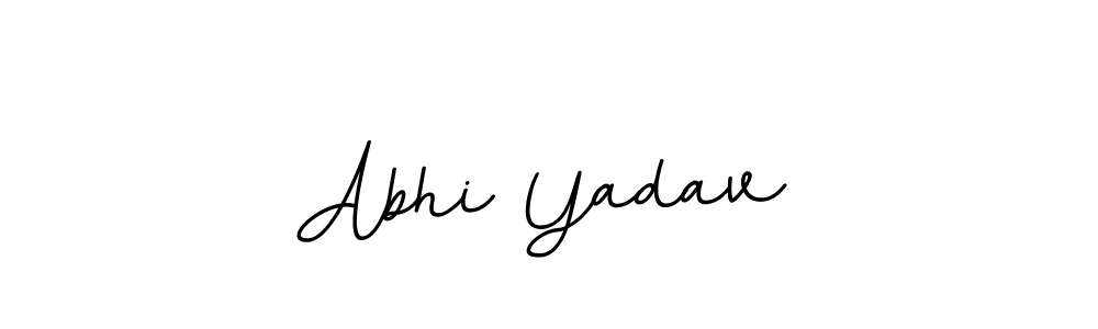 BallpointsItalic-DORy9 is a professional signature style that is perfect for those who want to add a touch of class to their signature. It is also a great choice for those who want to make their signature more unique. Get Abhi Yadav name to fancy signature for free. Abhi Yadav signature style 11 images and pictures png