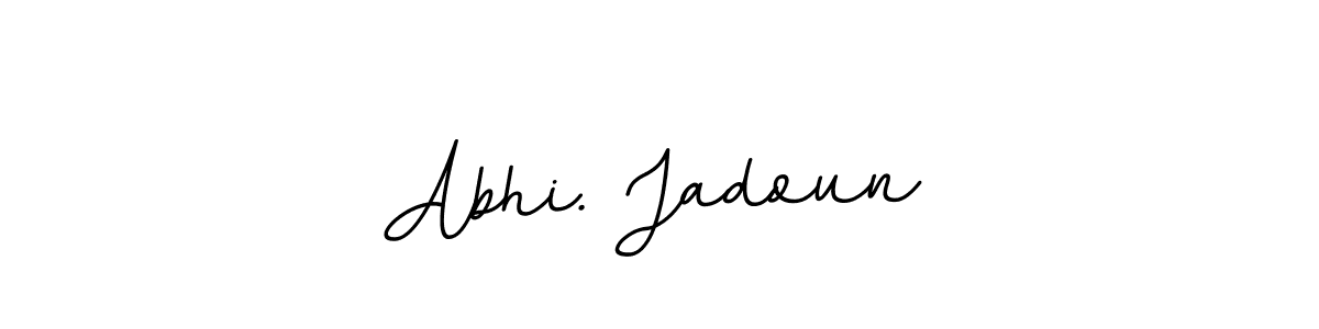 You should practise on your own different ways (BallpointsItalic-DORy9) to write your name (Abhi. Jadoun) in signature. don't let someone else do it for you. Abhi. Jadoun signature style 11 images and pictures png