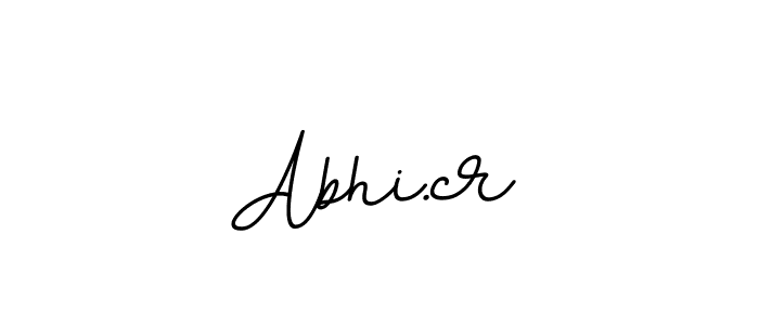 How to make Abhi.cr name signature. Use BallpointsItalic-DORy9 style for creating short signs online. This is the latest handwritten sign. Abhi.cr signature style 11 images and pictures png