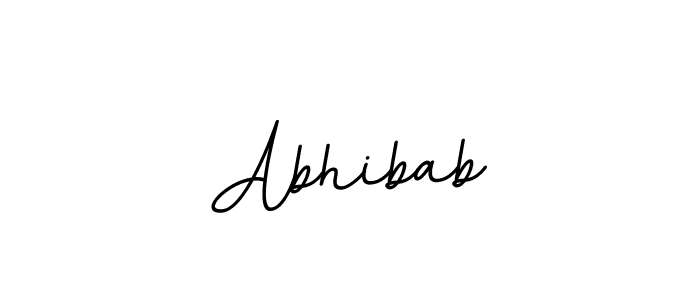 Design your own signature with our free online signature maker. With this signature software, you can create a handwritten (BallpointsItalic-DORy9) signature for name Abhibab. Abhibab signature style 11 images and pictures png