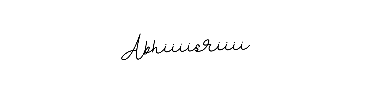 Design your own signature with our free online signature maker. With this signature software, you can create a handwritten (BallpointsItalic-DORy9) signature for name Abhiiiisriiii. Abhiiiisriiii signature style 11 images and pictures png