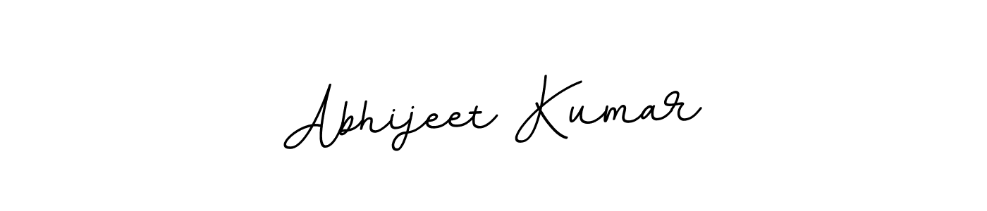 Make a beautiful signature design for name Abhijeet Kumar. With this signature (BallpointsItalic-DORy9) style, you can create a handwritten signature for free. Abhijeet Kumar signature style 11 images and pictures png