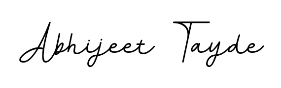 Make a beautiful signature design for name Abhijeet Tayde. Use this online signature maker to create a handwritten signature for free. Abhijeet Tayde signature style 11 images and pictures png