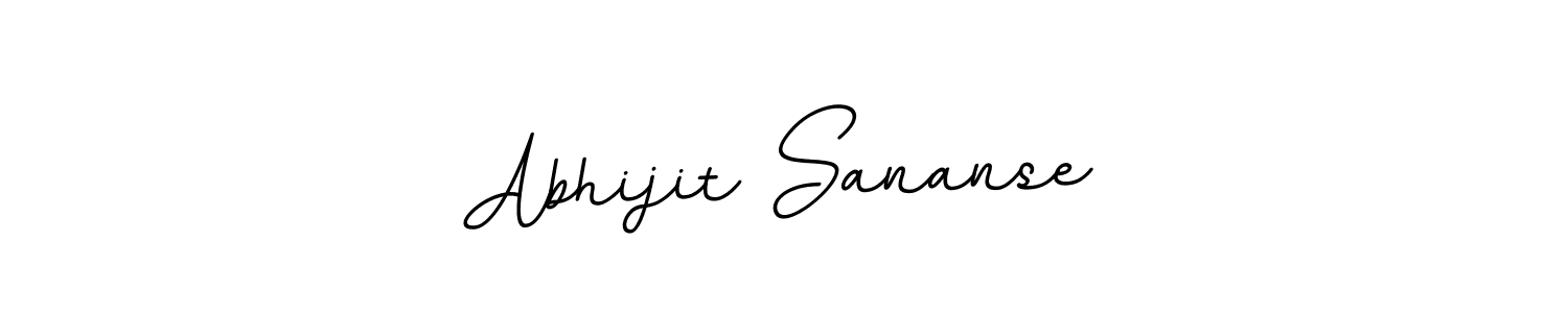 Make a beautiful signature design for name Abhijit Sananse. With this signature (BallpointsItalic-DORy9) style, you can create a handwritten signature for free. Abhijit Sananse signature style 11 images and pictures png