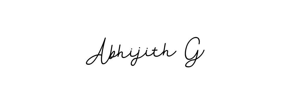 Use a signature maker to create a handwritten signature online. With this signature software, you can design (BallpointsItalic-DORy9) your own signature for name Abhijith G. Abhijith G signature style 11 images and pictures png