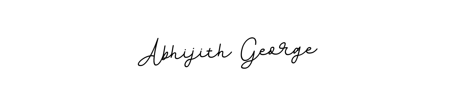 Abhijith George stylish signature style. Best Handwritten Sign (BallpointsItalic-DORy9) for my name. Handwritten Signature Collection Ideas for my name Abhijith George. Abhijith George signature style 11 images and pictures png