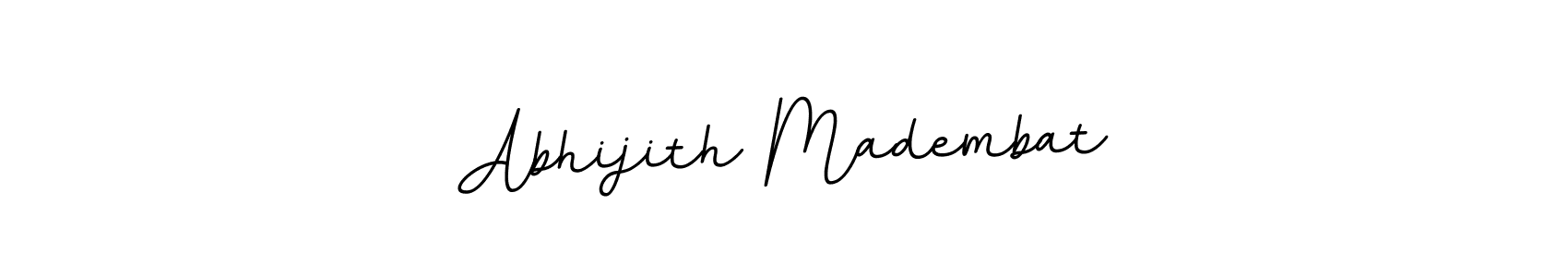Make a beautiful signature design for name Abhijith Madembat. With this signature (BallpointsItalic-DORy9) style, you can create a handwritten signature for free. Abhijith Madembat signature style 11 images and pictures png