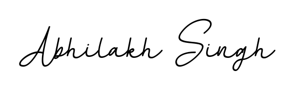 A modern signature idea for name Abhilakh Singh using BallpointsItalic-DORy9 font. Clean strokes and elegant curves make it stand out instantly. Abhilakh Singh signature style 11 images and pictures png