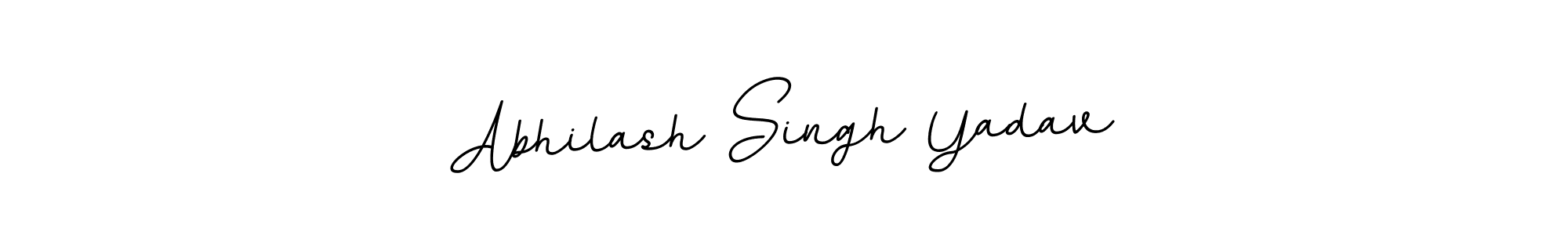 How to make Abhilash Singh Yadav name signature. Use BallpointsItalic-DORy9 style for creating short signs online. This is the latest handwritten sign. Abhilash Singh Yadav signature style 11 images and pictures png