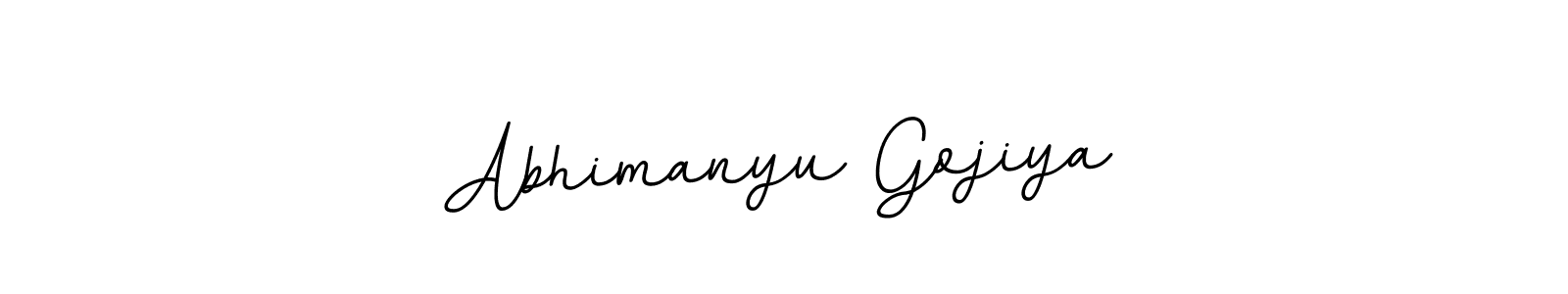 Abhimanyu Gojiya stylish signature style. Best Handwritten Sign (BallpointsItalic-DORy9) for my name. Handwritten Signature Collection Ideas for my name Abhimanyu Gojiya. Abhimanyu Gojiya signature style 11 images and pictures png