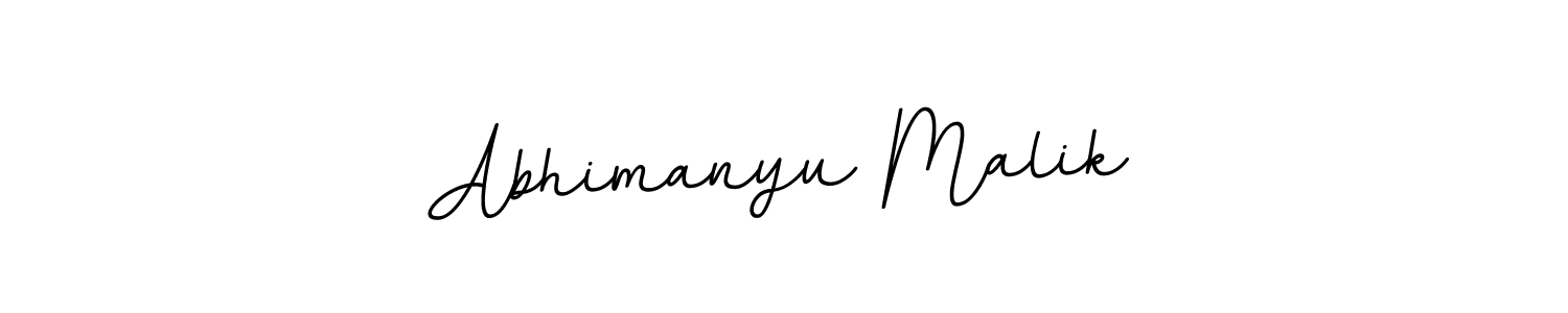 Design your own signature with our free online signature maker. With this signature software, you can create a handwritten (BallpointsItalic-DORy9) signature for name Abhimanyu Malik. Abhimanyu Malik signature style 11 images and pictures png