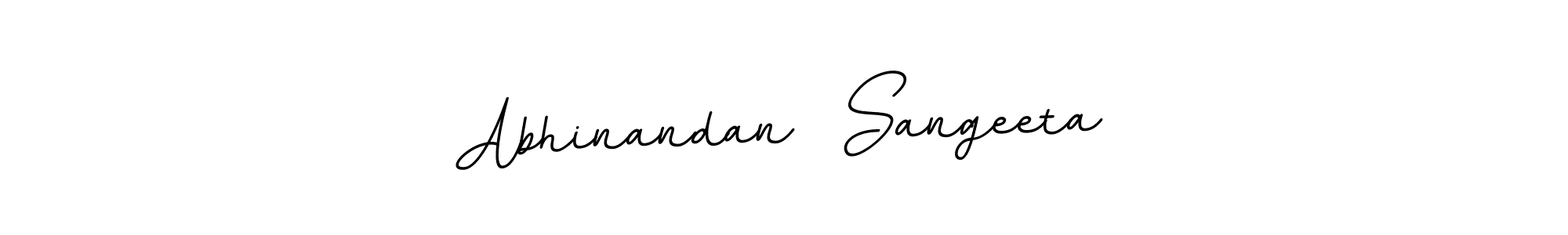 Also You can easily find your signature by using the search form. We will create Abhinandan  Sangeeta name handwritten signature images for you free of cost using BallpointsItalic-DORy9 sign style. Abhinandan  Sangeeta signature style 11 images and pictures png
