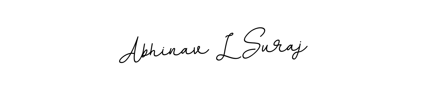 It looks lik you need a new signature style for name Abhinav L Suraj. Design unique handwritten (BallpointsItalic-DORy9) signature with our free signature maker in just a few clicks. Abhinav L Suraj signature style 11 images and pictures png