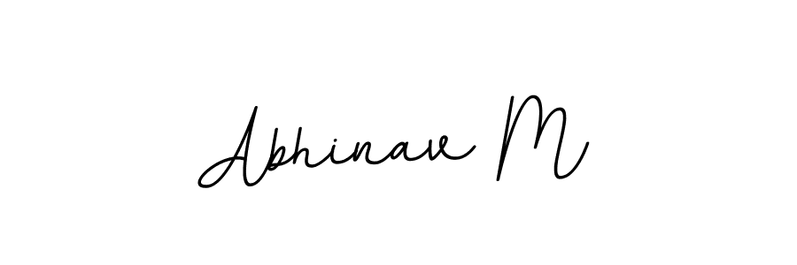 The best way (BallpointsItalic-DORy9) to make a short signature is to pick only two or three words in your name. The name Abhinav M include a total of six letters. For converting this name. Abhinav M signature style 11 images and pictures png