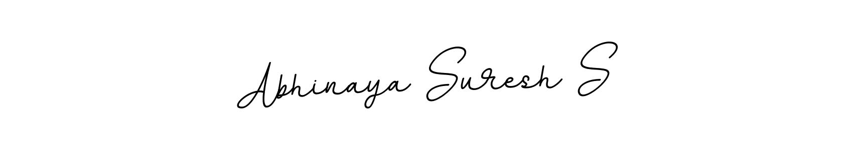 Design your own signature with our free online signature maker. With this signature software, you can create a handwritten (BallpointsItalic-DORy9) signature for name Abhinaya Suresh S. Abhinaya Suresh S signature style 11 images and pictures png