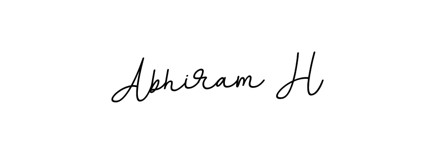 This is the best signature style for the Abhiram H name. Also you like these signature font (BallpointsItalic-DORy9). Mix name signature. Abhiram H signature style 11 images and pictures png