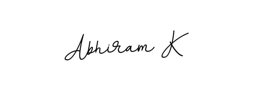 This is the best signature style for the Abhiram K name. Also you like these signature font (BallpointsItalic-DORy9). Mix name signature. Abhiram K signature style 11 images and pictures png