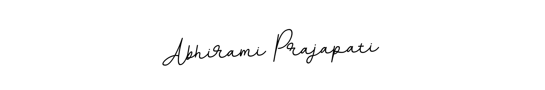 Create a beautiful signature design for name Abhirami Prajapati. With this signature (BallpointsItalic-DORy9) fonts, you can make a handwritten signature for free. Abhirami Prajapati signature style 11 images and pictures png