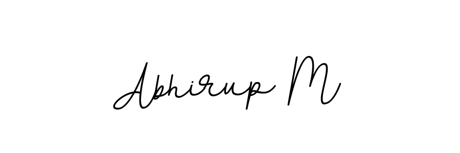 Make a beautiful signature design for name Abhirup M. With this signature (BallpointsItalic-DORy9) style, you can create a handwritten signature for free. Abhirup M signature style 11 images and pictures png