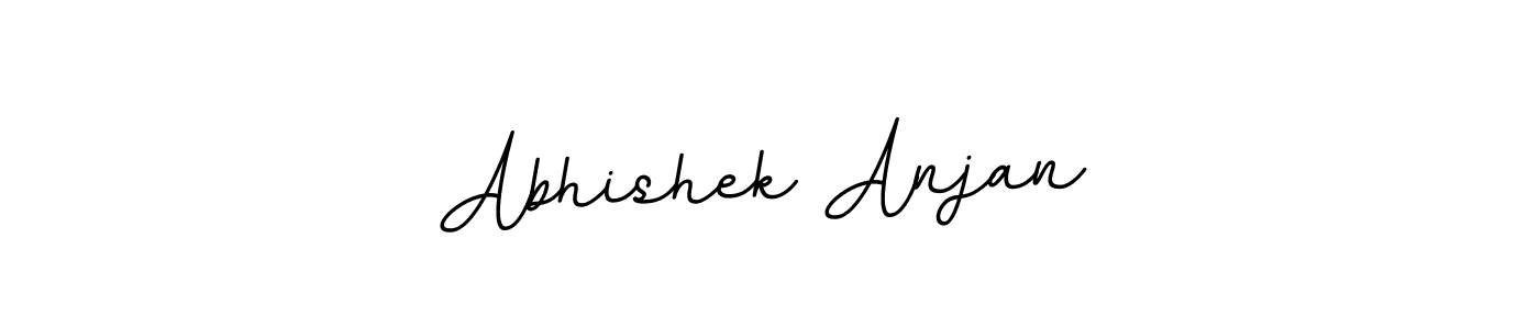 The best way (BallpointsItalic-DORy9) to make a short signature is to pick only two or three words in your name. The name Abhishek Anjan include a total of six letters. For converting this name. Abhishek Anjan signature style 11 images and pictures png