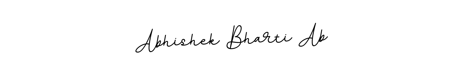 Create a beautiful signature design for name Abhishek Bharti Ab. With this signature (BallpointsItalic-DORy9) fonts, you can make a handwritten signature for free. Abhishek Bharti Ab signature style 11 images and pictures png