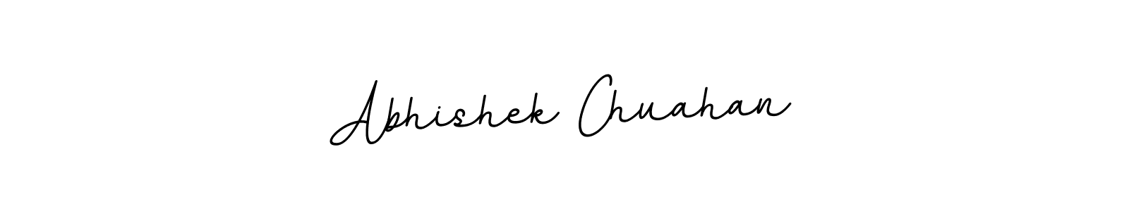 Make a beautiful signature design for name Abhishek Chuahan. With this signature (BallpointsItalic-DORy9) style, you can create a handwritten signature for free. Abhishek Chuahan signature style 11 images and pictures png