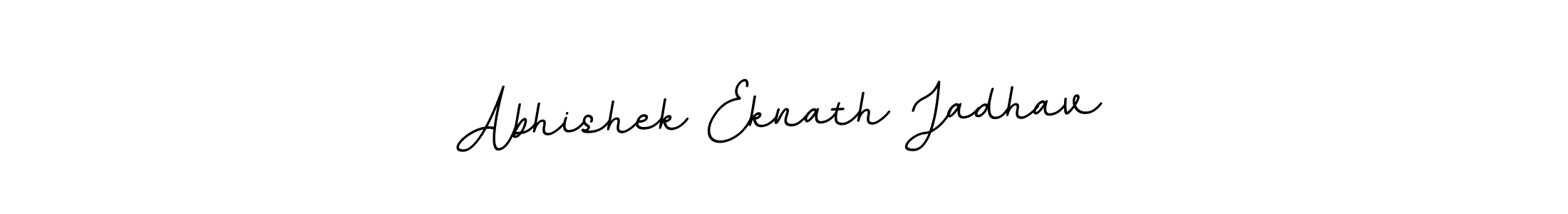 Create a beautiful signature design for name Abhishek Eknath Jadhav. With this signature (BallpointsItalic-DORy9) fonts, you can make a handwritten signature for free. Abhishek Eknath Jadhav signature style 11 images and pictures png