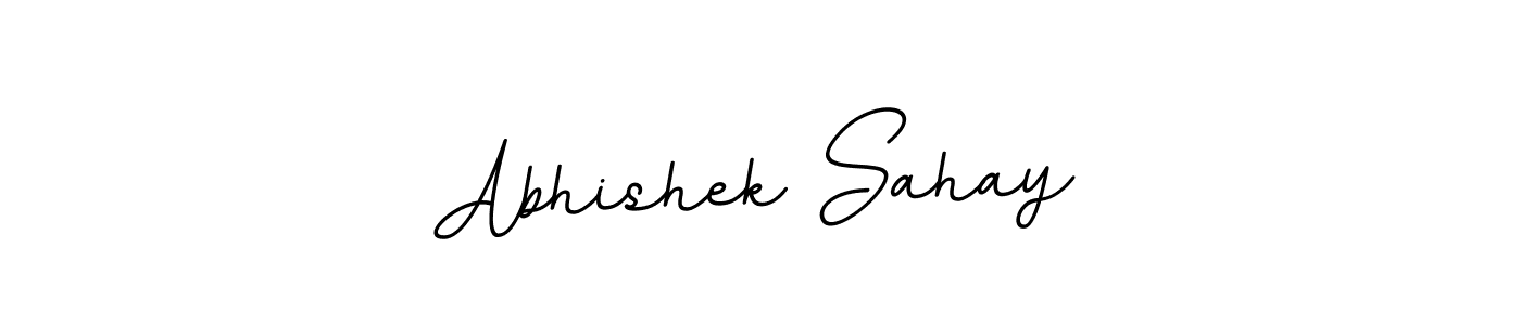 Make a beautiful signature design for name Abhishek Sahay. With this signature (BallpointsItalic-DORy9) style, you can create a handwritten signature for free. Abhishek Sahay signature style 11 images and pictures png