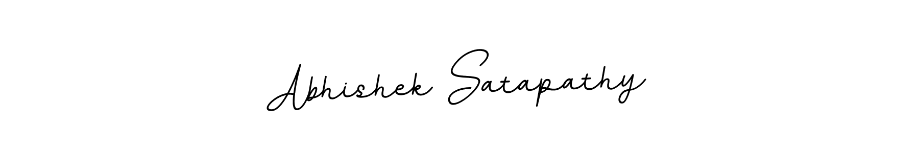 How to make Abhishek Satapathy name signature. Use BallpointsItalic-DORy9 style for creating short signs online. This is the latest handwritten sign. Abhishek Satapathy signature style 11 images and pictures png