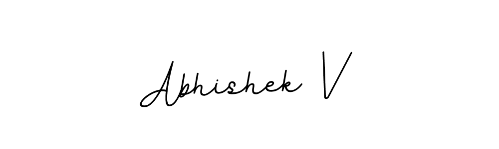 This is the best signature style for the Abhishek V name. Also you like these signature font (BallpointsItalic-DORy9). Mix name signature. Abhishek V signature style 11 images and pictures png