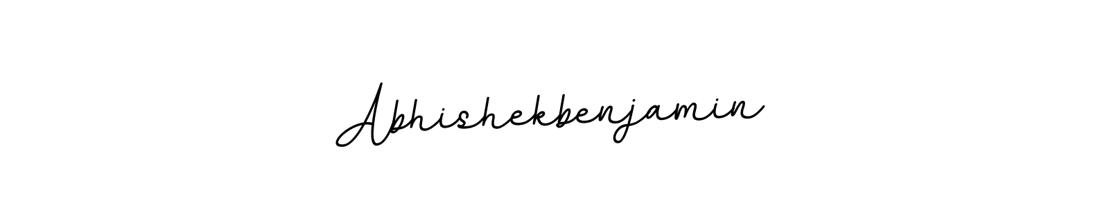 Use a signature maker to create a handwritten signature online. With this signature software, you can design (BallpointsItalic-DORy9) your own signature for name Abhishekbenjamin. Abhishekbenjamin signature style 11 images and pictures png