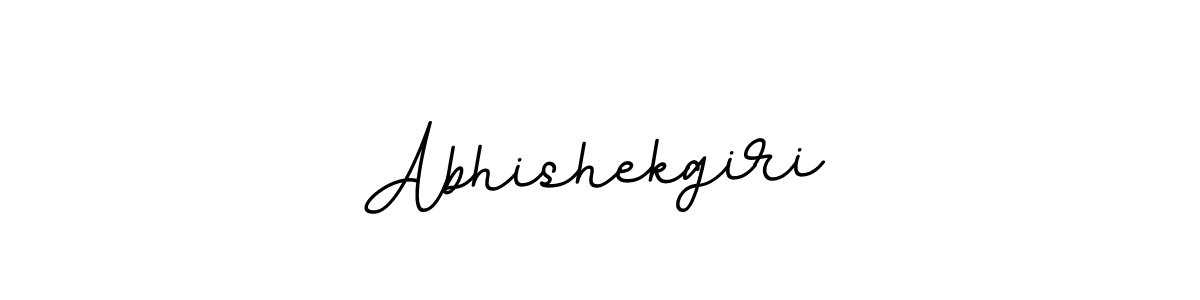 How to make Abhishekgiri name signature. Use BallpointsItalic-DORy9 style for creating short signs online. This is the latest handwritten sign. Abhishekgiri signature style 11 images and pictures png